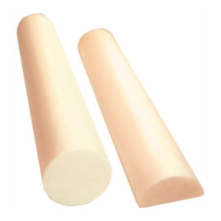 CanDo® Antimicrobial Beige PE Foam Roller, Round, 6 Dia. X 36L